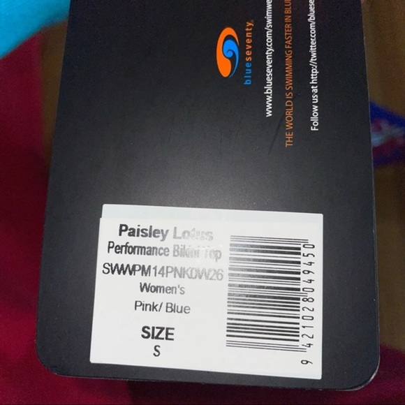 NWT bikini BLUESEVENTY/paisley print - Picture 7 of 7